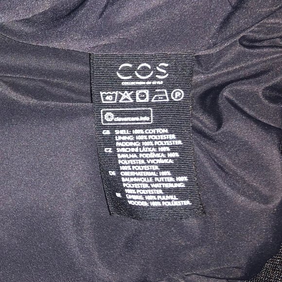 COS Black Bomber Jacket - Picture 4 of 4